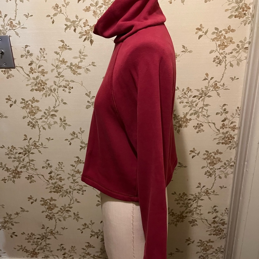 Cozy Red Fleece Sweater